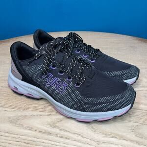 Ryka Devotion X TR Trail Walking Sneaker Active Black Purple Women’s Size 9